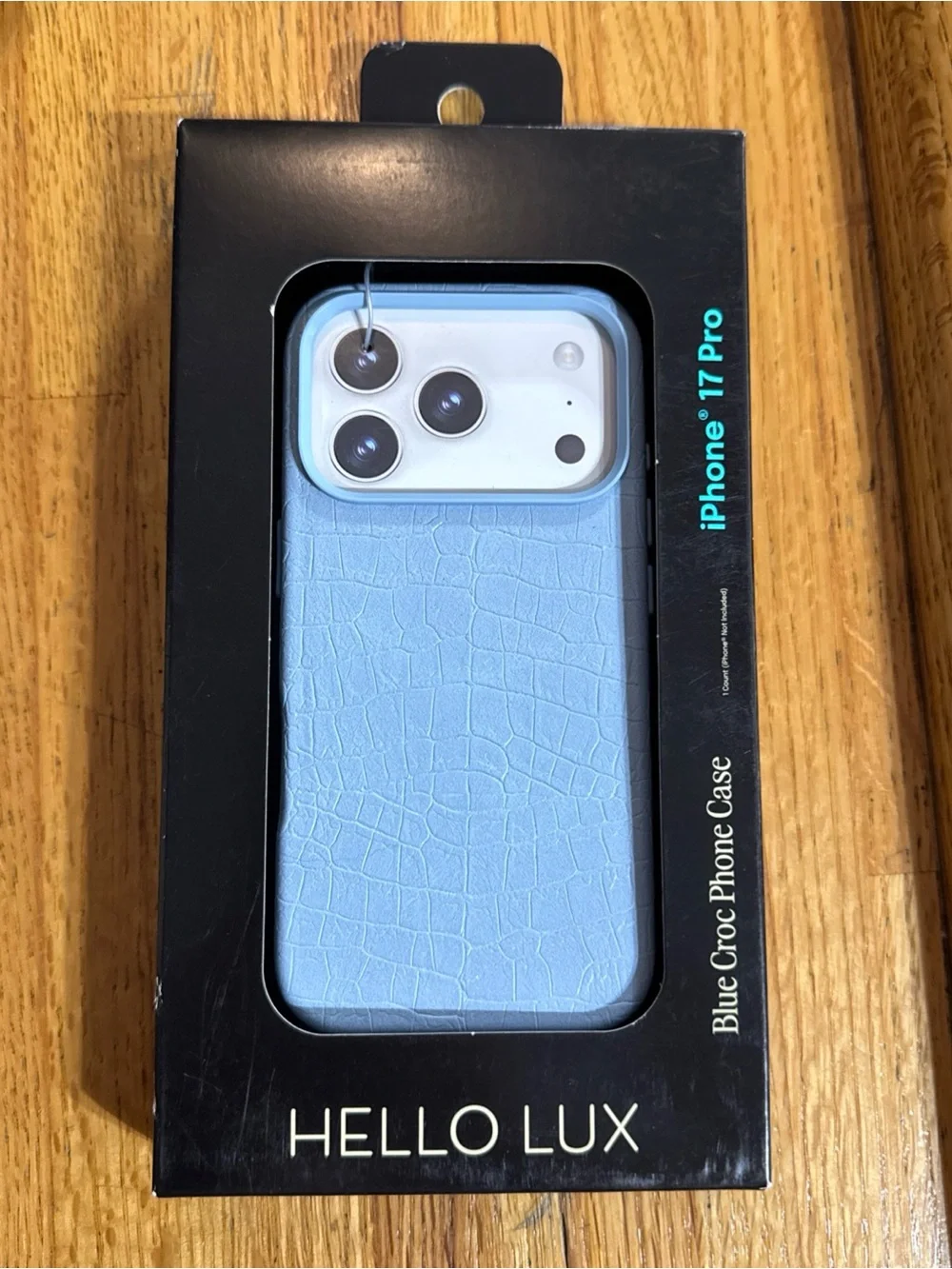 Blue Croc iPhone Case for iPhone 17 Pro